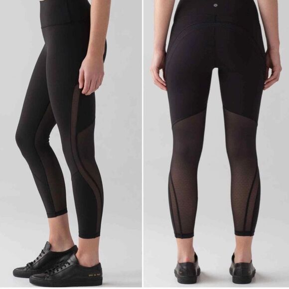 Lululemon Revitalize Tight in Black Long Leggings Sz 8 - Picture 6 of 11